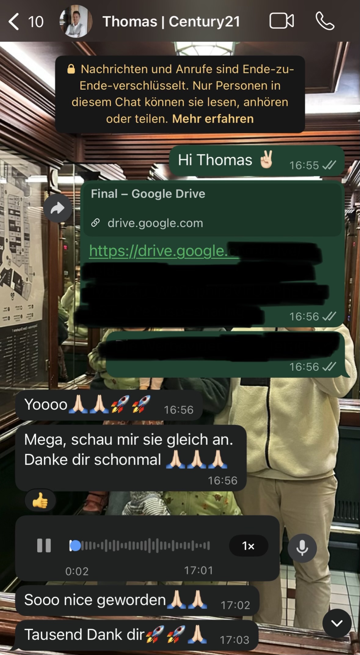 Kundennachricht