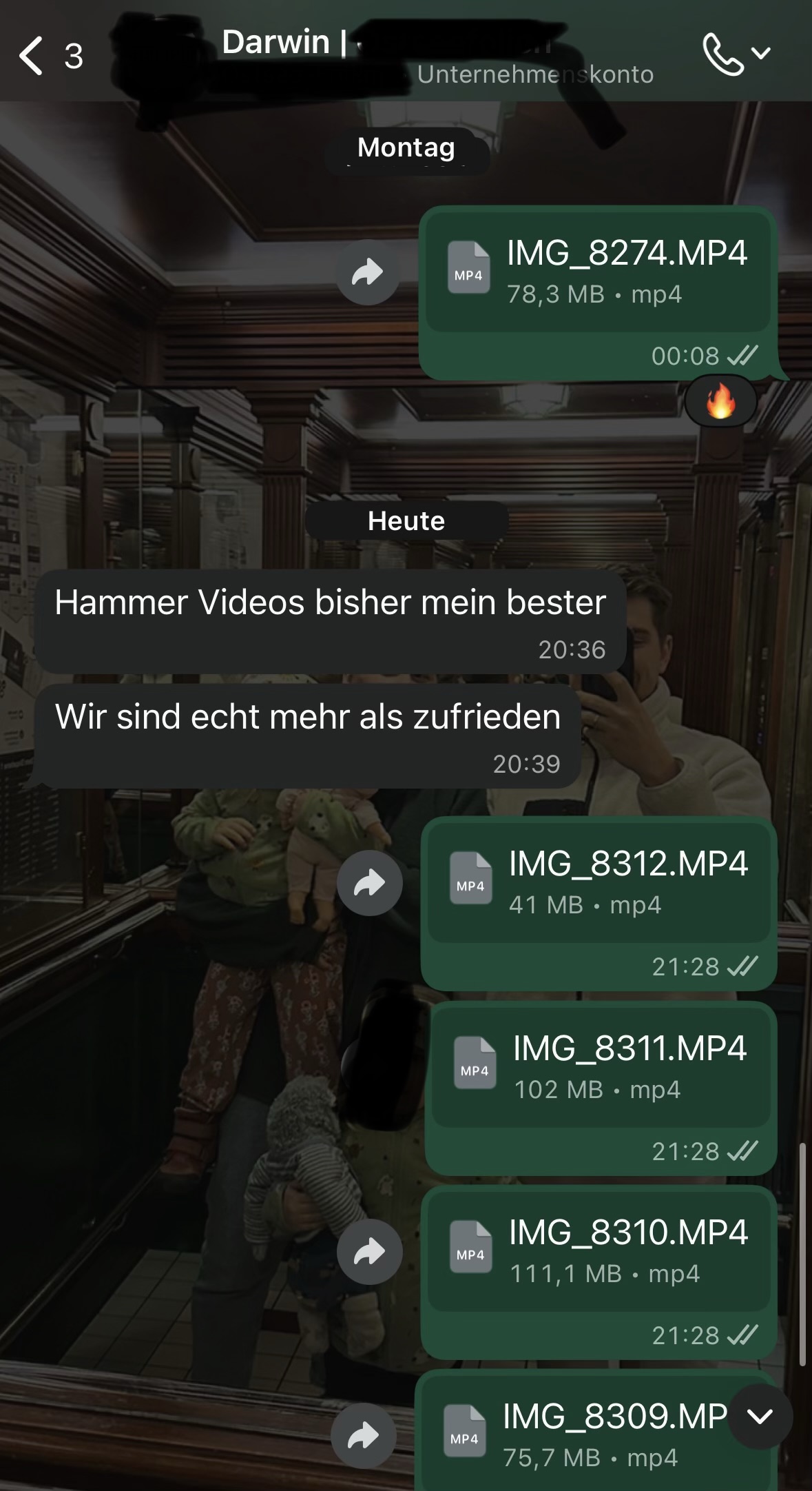 Kundennachricht