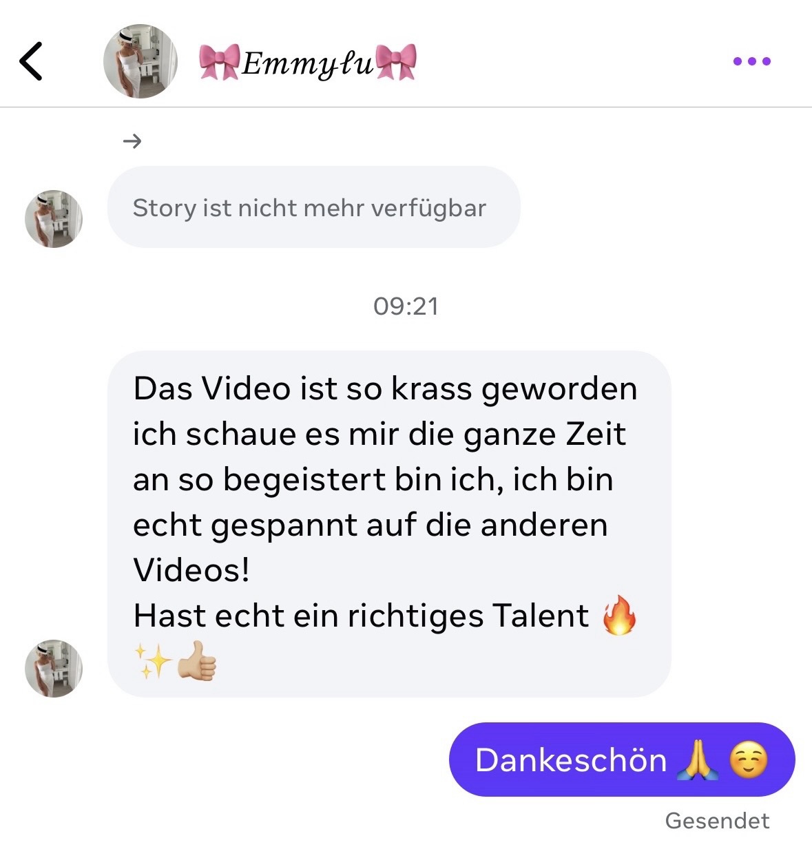 Kundennachricht