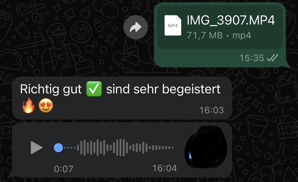 Kundennachricht